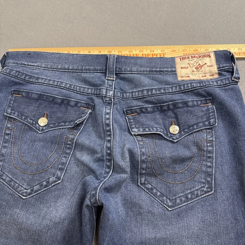 JEANS True Religion Rocco MENS 40 RELAXED SKINNY Stretch Premium Blue